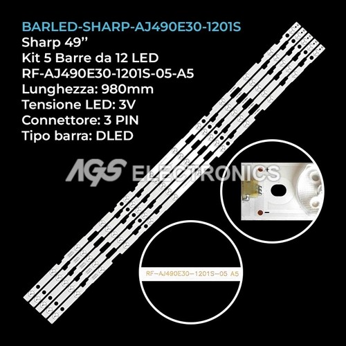 Kit barre strip - 12, led