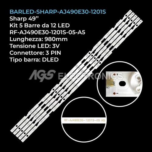 Kit barre strip led tv - strip,