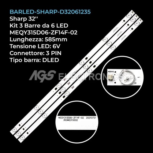 Kit barre strip led - strip, 6