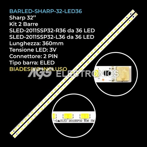 Kit barre strip led tv - 2,