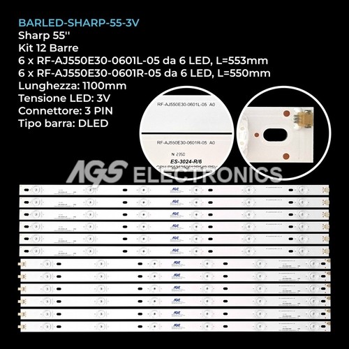 Kit barre strip led tv - barre,