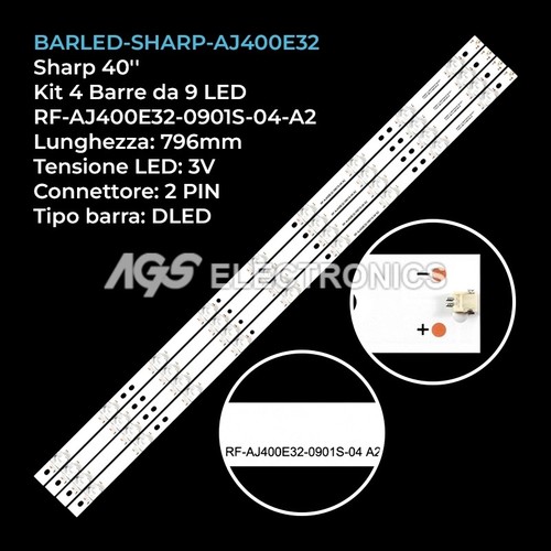 Kit barre strip led - barre, 9